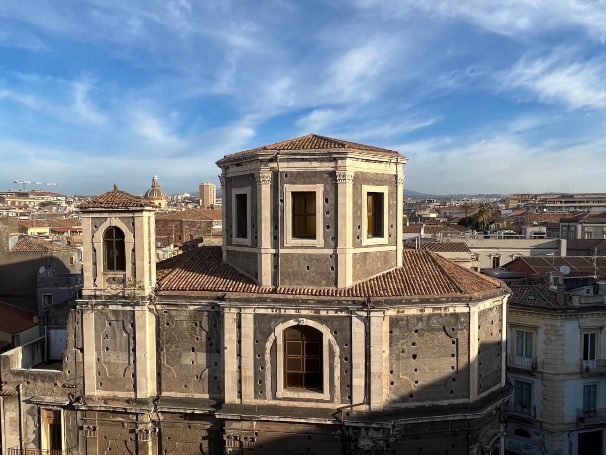 Апартаменти La Terrazza Di Sant'Agata Катанія Екстер'єр фото